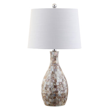Verna 26.5" Seashell LED Table Lamp - JONATHAN Y